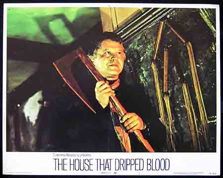 HOUSE THAT DRIPPED BLOOD, The ’71 ORIGINAL US Lobby card #1