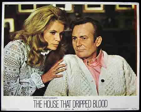 HOUSE THAT DRIPPED BLOOD, The ’71-Denholm Elliott ORIGINAL US Lobby card #2