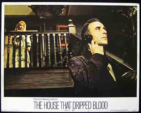 HOUSE THAT DRIPPED BLOOD, The ’71-Christopher Lee ORIGINAL US Lobby card #3
