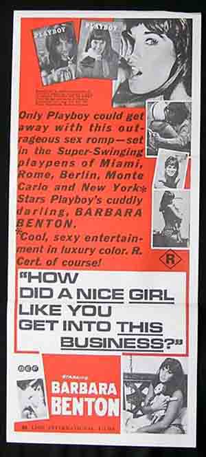 HOW DID A NICE GIRL…’70-Barbi Benton RARE daybill
