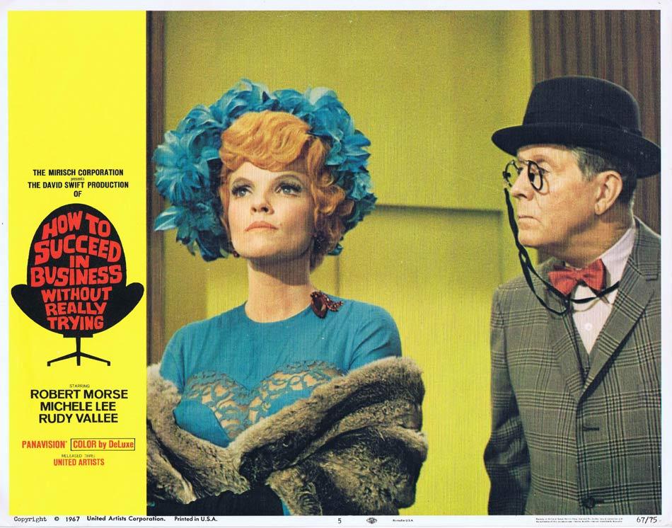 HOW TO SUCCEED IN BUSINESS WITHOUT REALLY TRYING Lobby card 5 Robert Morse 1967