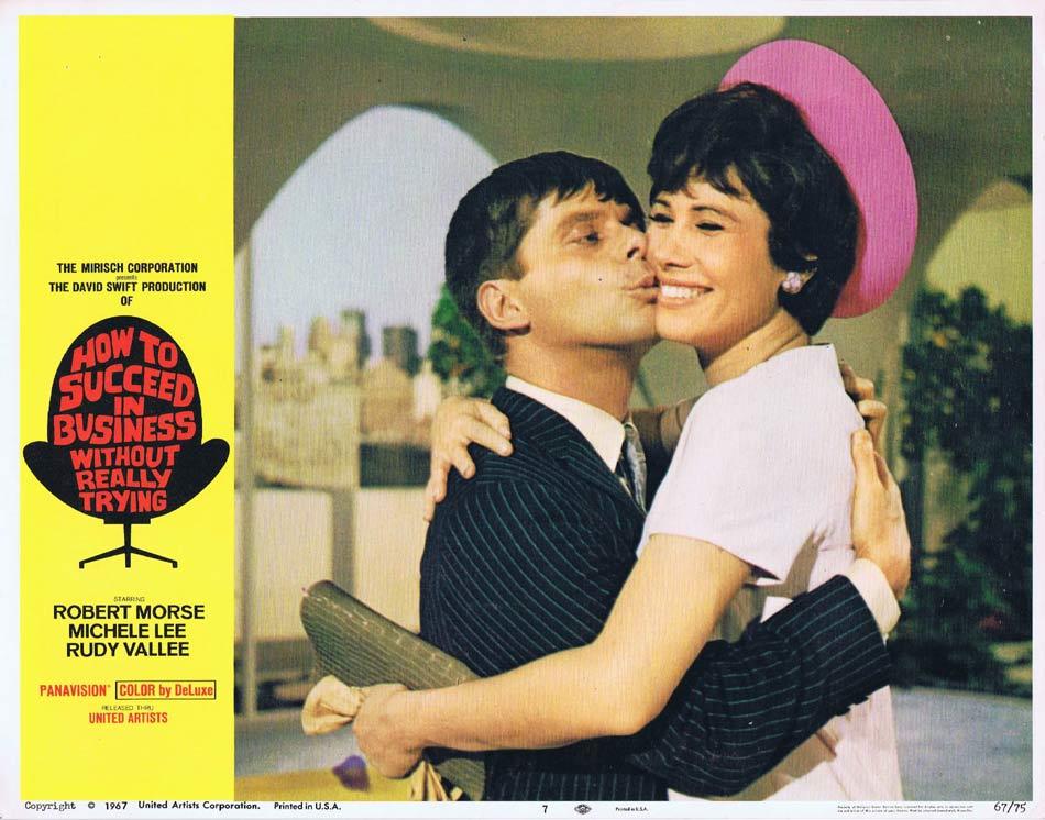HOW TO SUCCEED IN BUSINESS WITHOUT REALLY TRYING Lobby card 7 Robert Morse 1967
