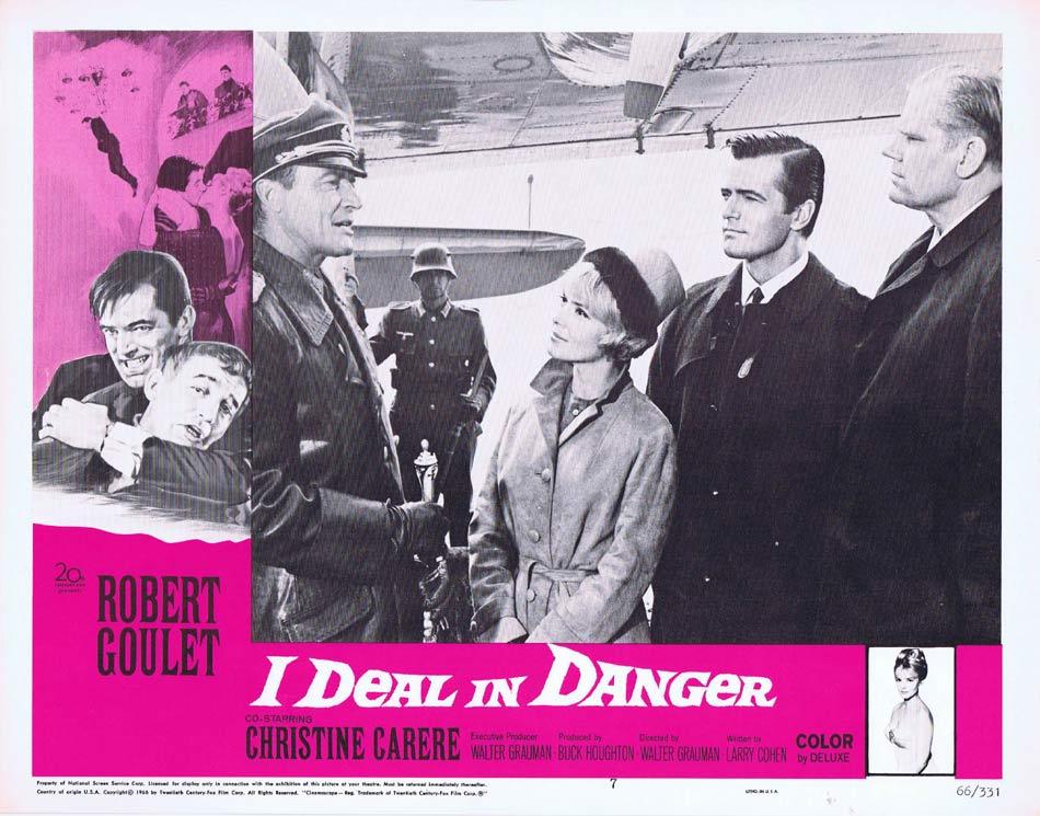 I DEAL IN DANGER Lobby Card 7 Robert Goulet Christine Carère