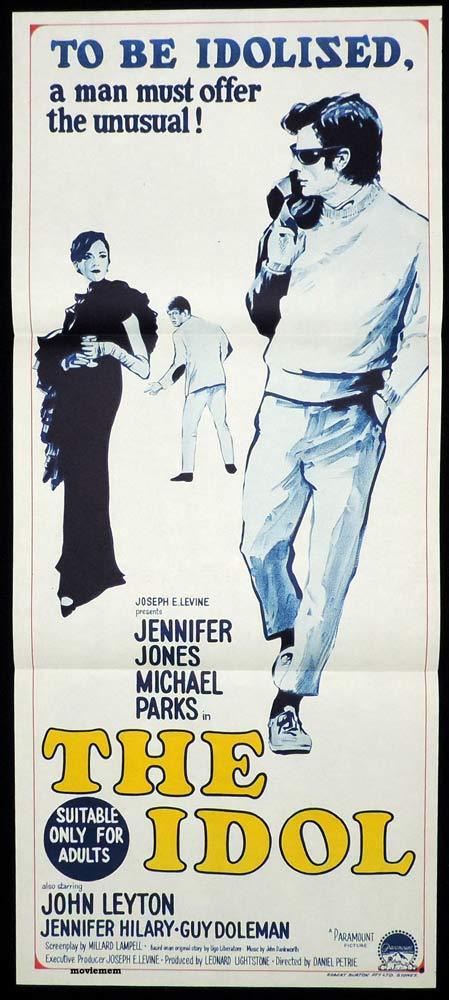 THE IDOL Daybill Movie Poster Jennifer Jones Michael Parks