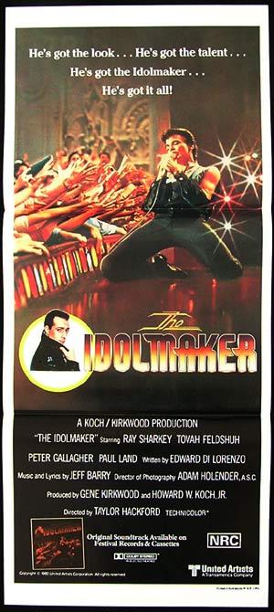 THE IDOLMAKER daybill Movie poster Ray Sharkey