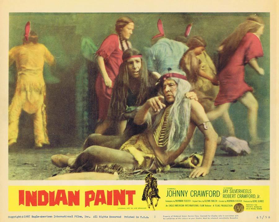 INDIAN PAINT Lobby Card 1 Johnny Crawford American Indian