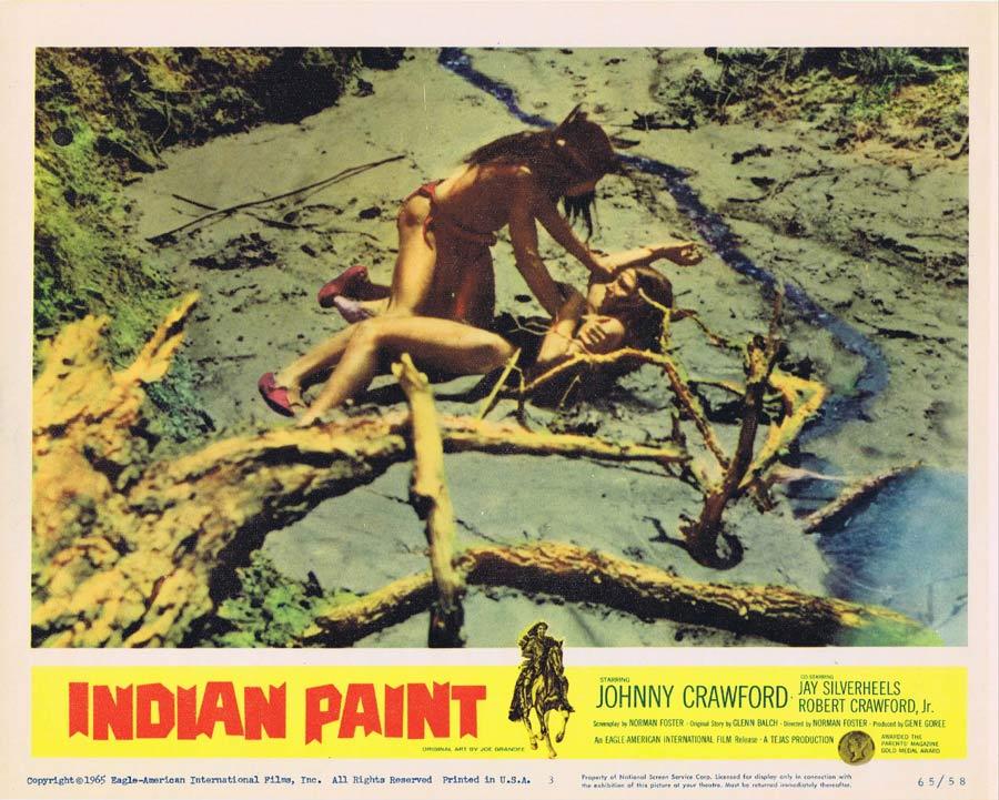 INDIAN PAINT Lobby Card 3 Johnny Crawford American Indian