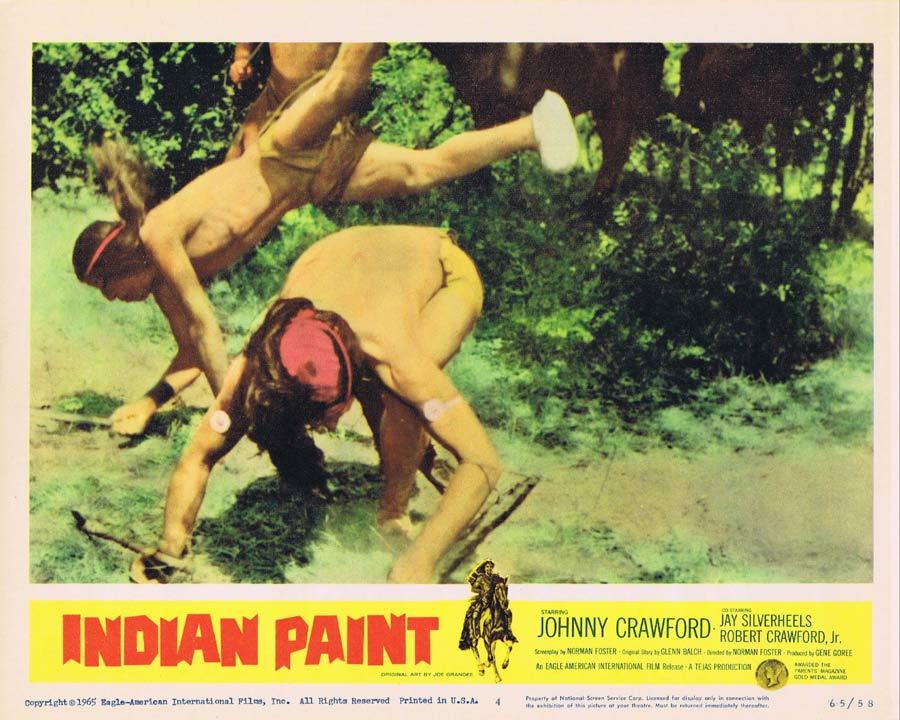 INDIAN PAINT Lobby Card 4 Johnny Crawford American Indian