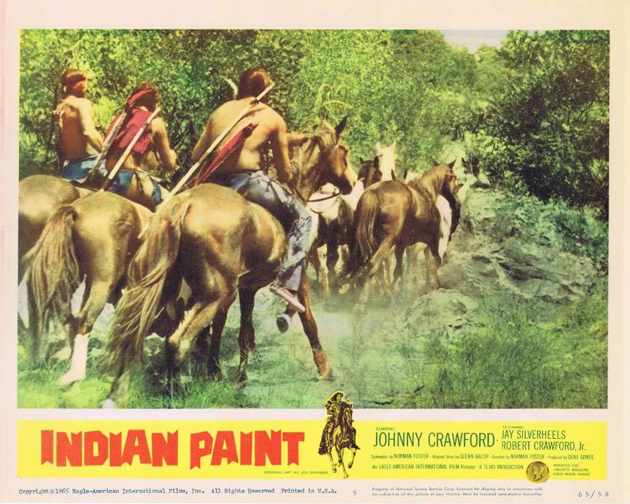 INDIAN PAINT Lobby Card 5 Johnny Crawford American Indian