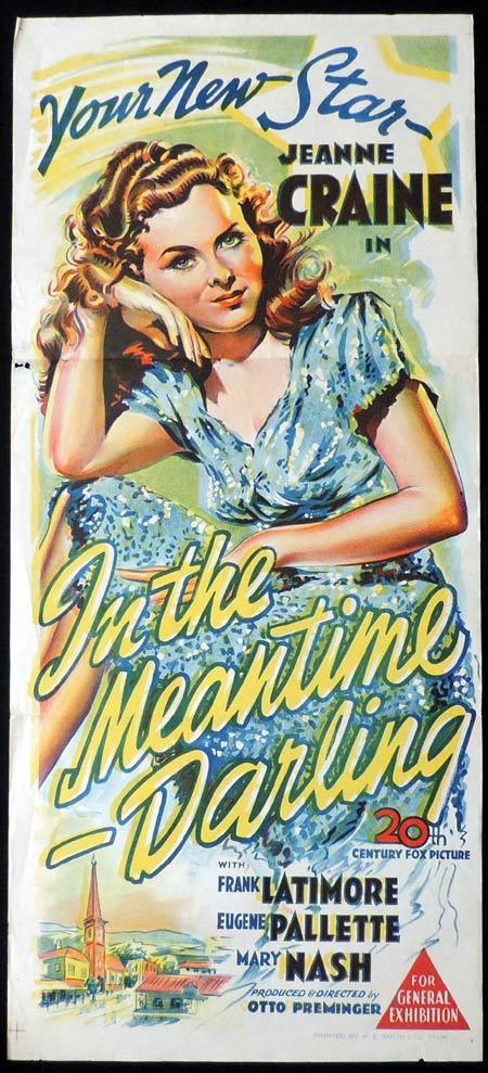 IN THE MEANTIME Original Daybill Movie Poster Jeanne Crain