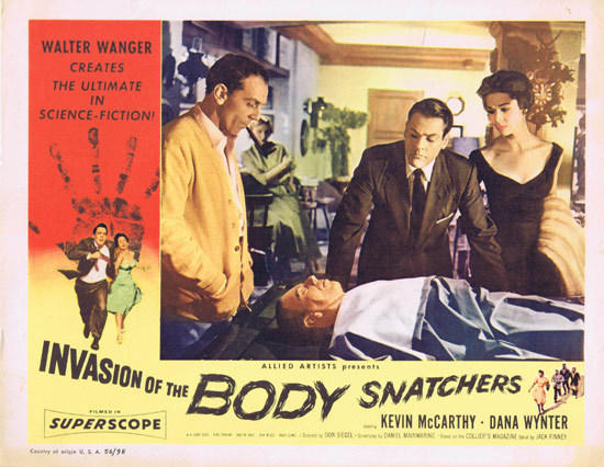 INVASION OF THE BODY SNATCHERS 1956 Lobby Card Kevin McCarthy