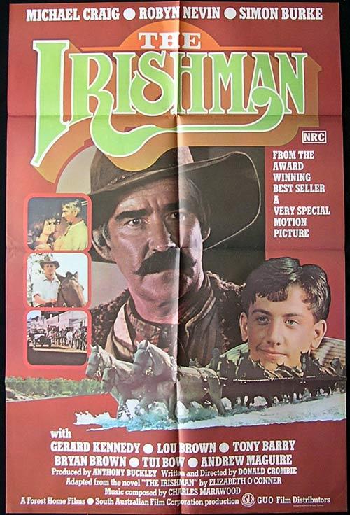 IRISHMAN, The (1978) Rare Country of Origin Movie poster