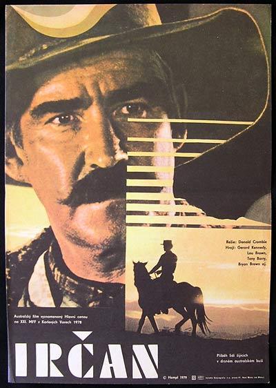 IRISHMAN, The (1978) Rare CZECH Original Australian Cinema Movie poster