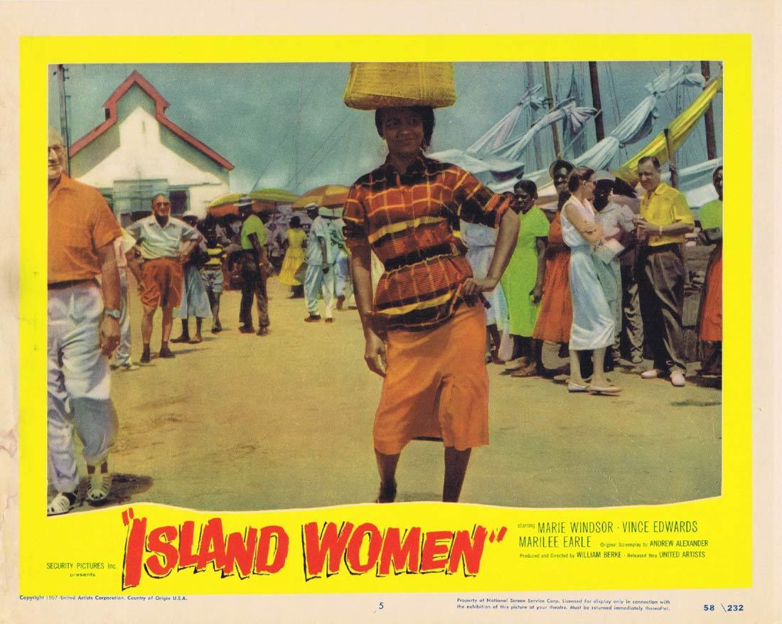 ISLAND WOMEN Lobby Card 5 Marie Windsor Vince Edwards