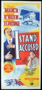 I STAND ACCUSED Original Daybill Movie Poster Edmond O'Brien Fredric March