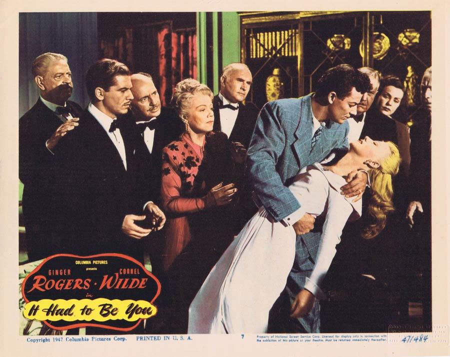 IT HAD TO BE YOU Lobby Card 7 Ginger Rogers Cornel Wilde