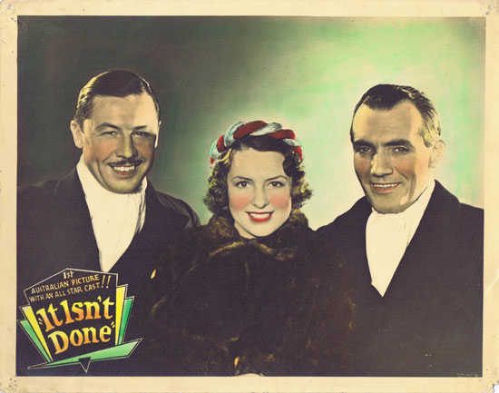IT ISN’T DONE Lobby Card 2 1937 Ken G Hall VINTAGE Australian Movie