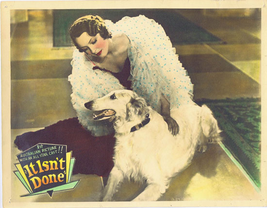 IT ISN’T DONE Lobby Card 3 1937 Ken G Hall VINTAGE Australian Movie
