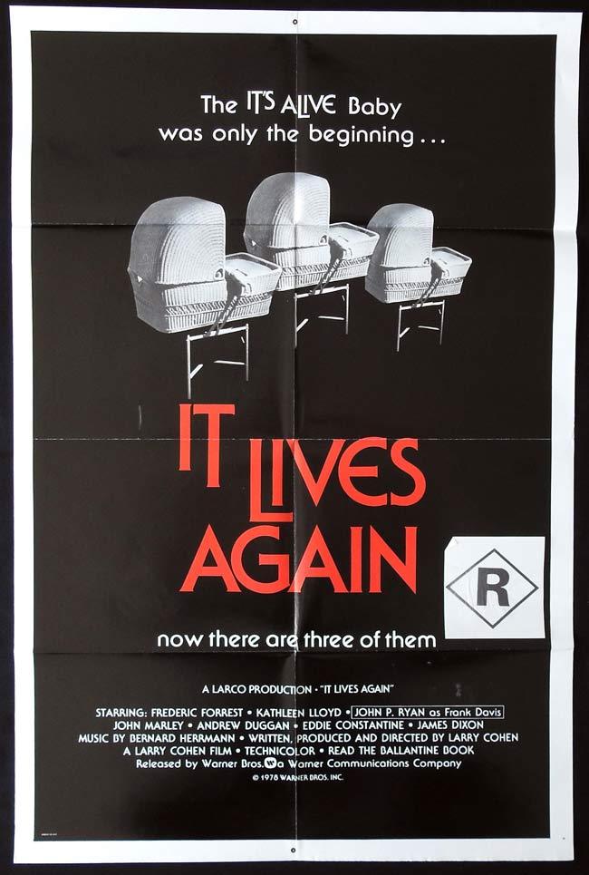 IT LIVES AGAIN Original One sheet Movie poster HORROR Frederic Forrest