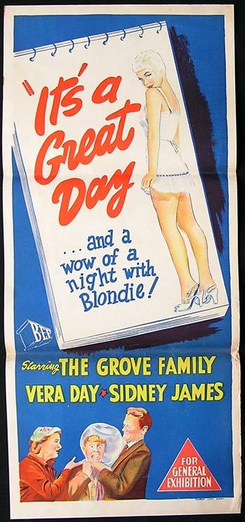 ITS A GREAT DAY Sidney James Daybill Movie poster