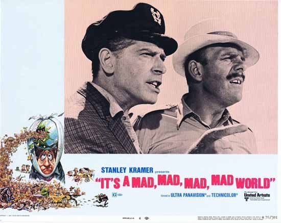 IT’S A MAD MAD MAD MAD WORLD 1970r Terry-Thomas Milton Berle Lobby Card 6