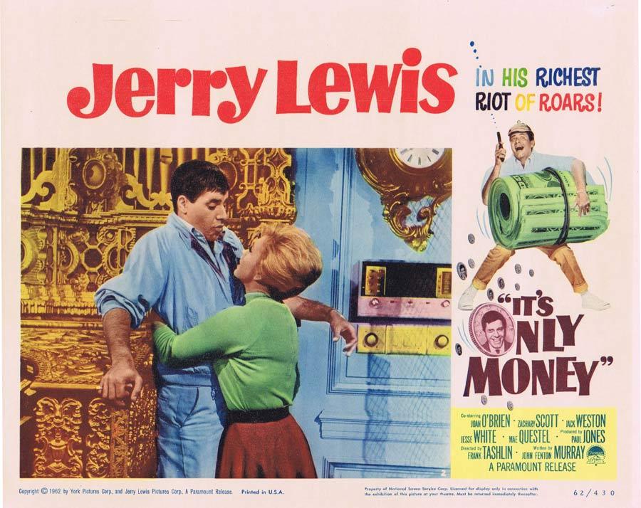 IT’S ONLY MONEY Lobby Card 2 Jerry Lewis