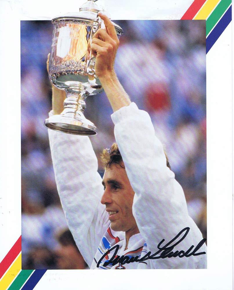 IVAN LENDL Autograph 8 x 10 Photo Tennis Wimbledon