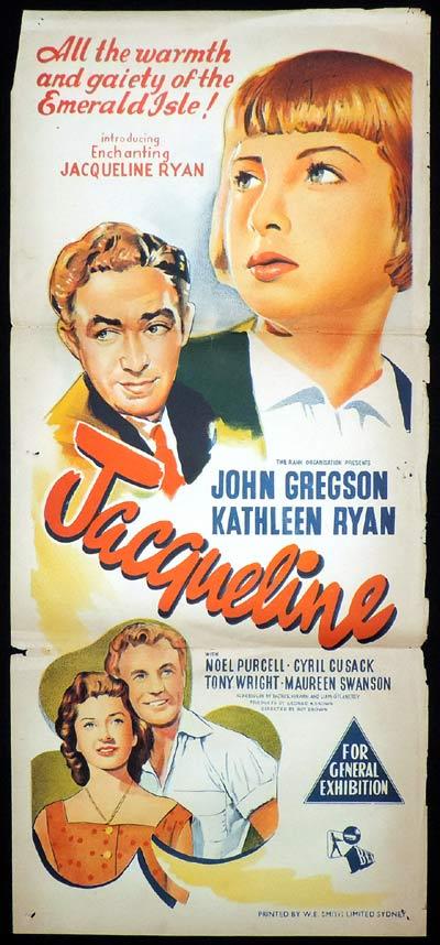 JACQUELINE Daybill Movie Poster John Gregson