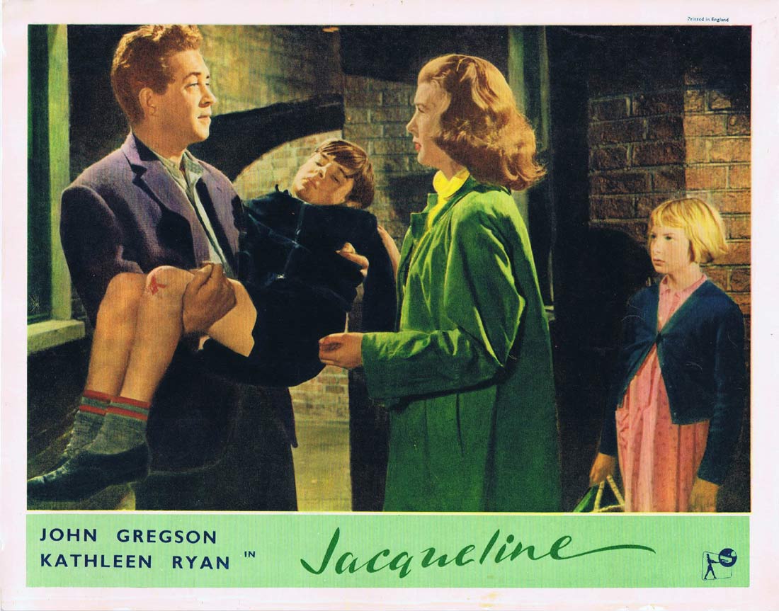 JACQUELINE Original Lobby card 1 1956 John Gregson British Cinema