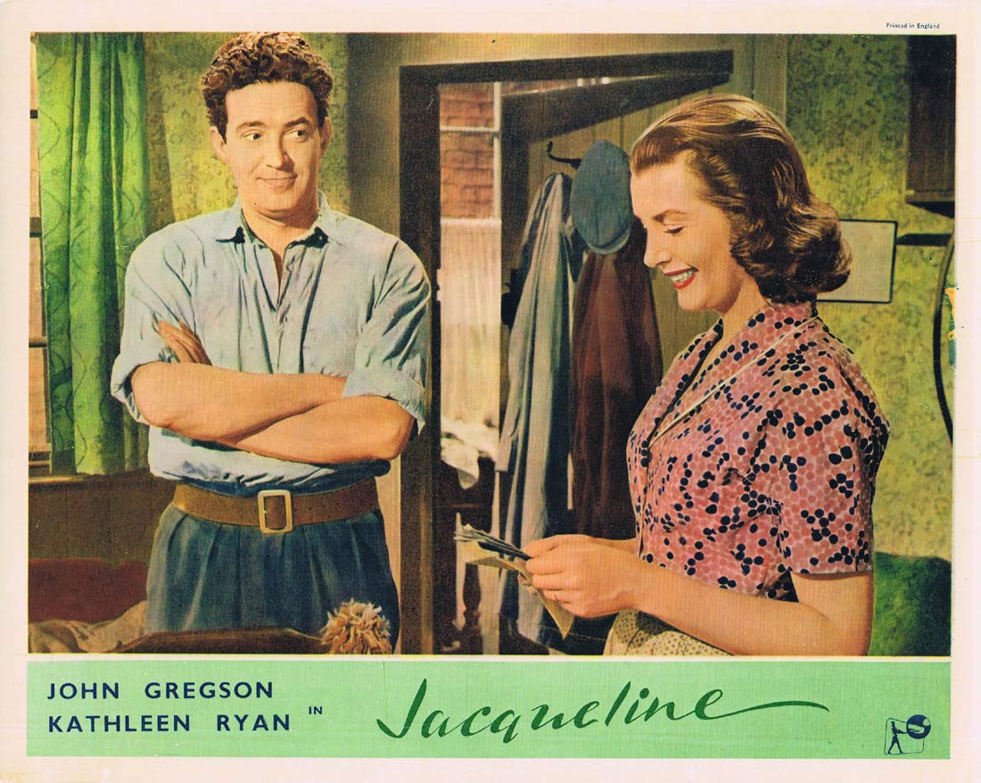 JACQUELINE Original Lobby card 5 1956 John Gregson British Cinema