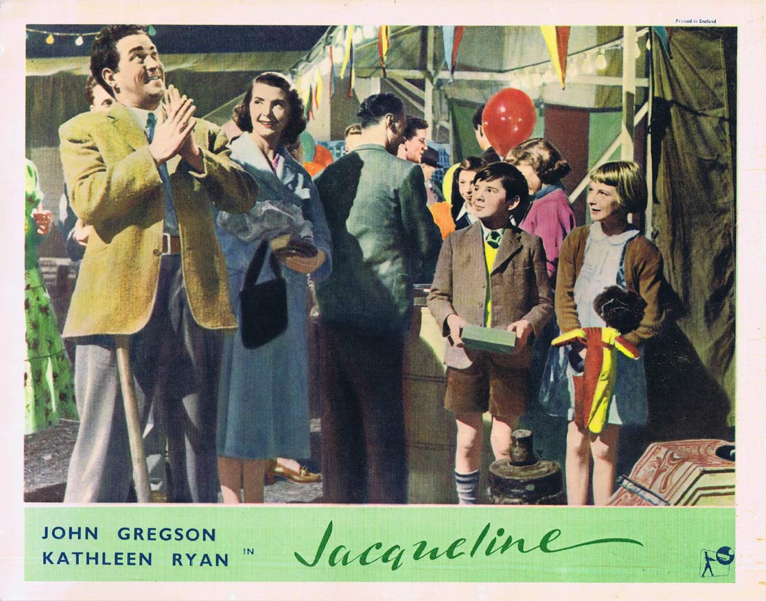 JACQUELINE Original Lobby card 7 1956 John Gregson British Cinema