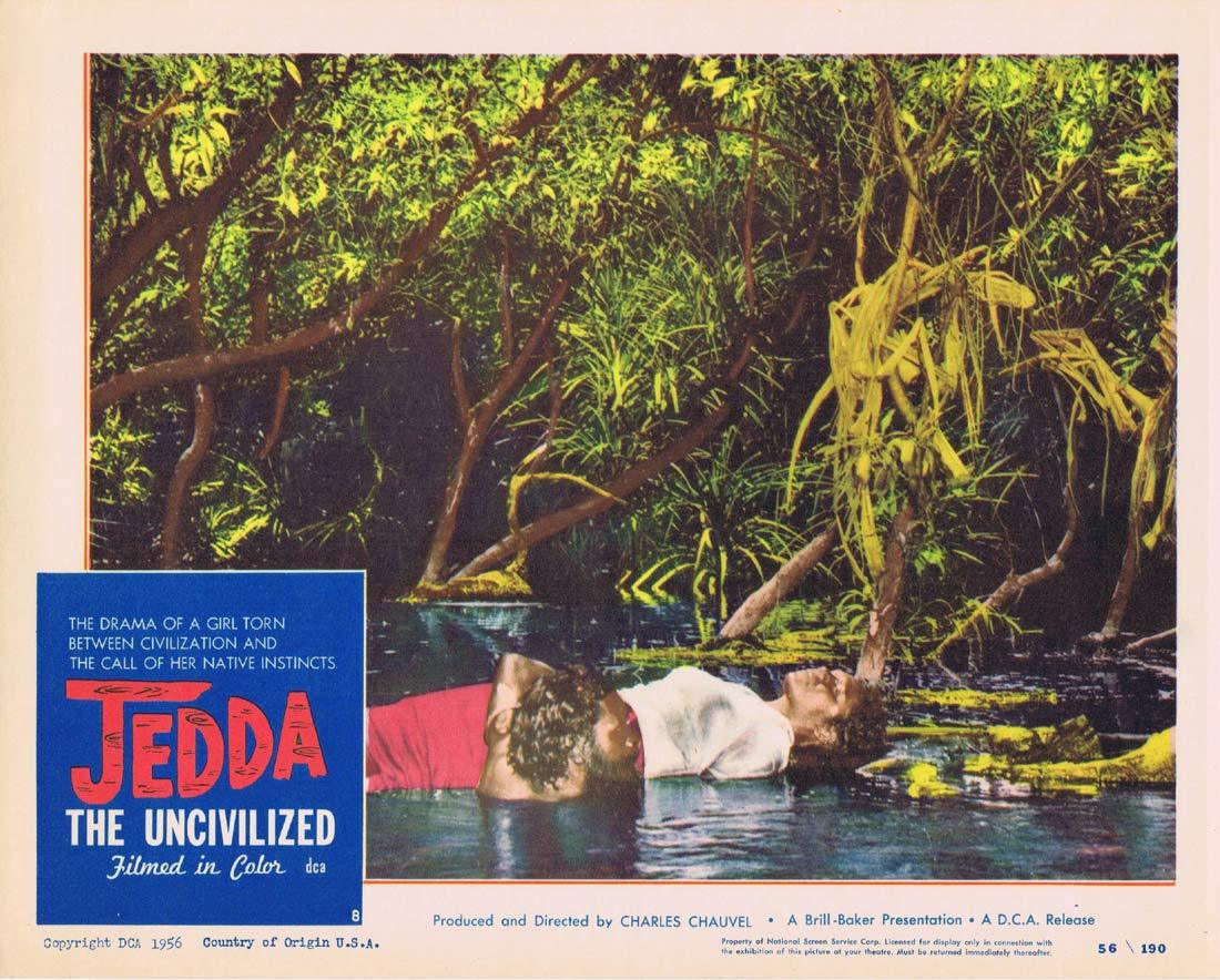 JEDDA THE UNCIVILIZED Lobby Card 8 1955 Charles Chauvel Ngarla Kunoth