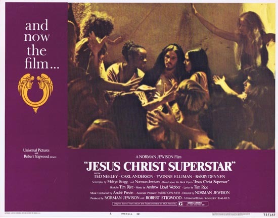JESUS CHRIST SUPERSTAR Lobby Card 5 Ted Neeley Norman Jewison