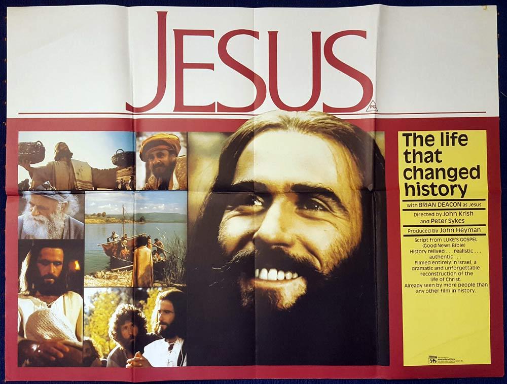 JESUS Original British Quad poster Brian Deacon
