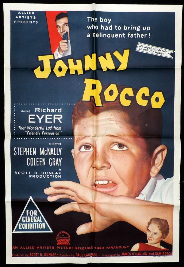 JOHNNY ROCCO One Sheet Movie Poster Stephen McNally