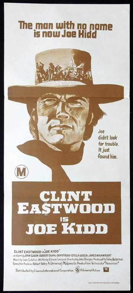 JOE KIDD Original Daybill Movie Poster Clint Eastwood