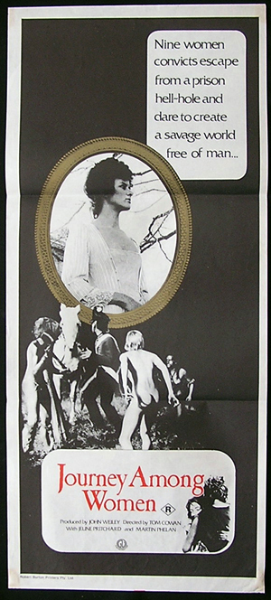 JOURNEY AMONG WOMEN Daybill Movie poster 1977 Australian Cinema