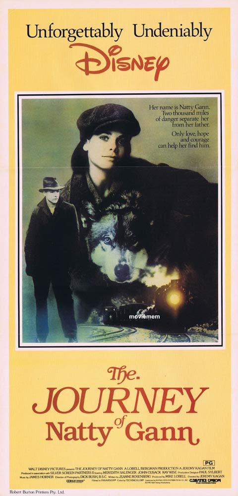 THE JOURNEY OF NATTY GANN daybill Movie Poster John Cusack Meredith Salenger