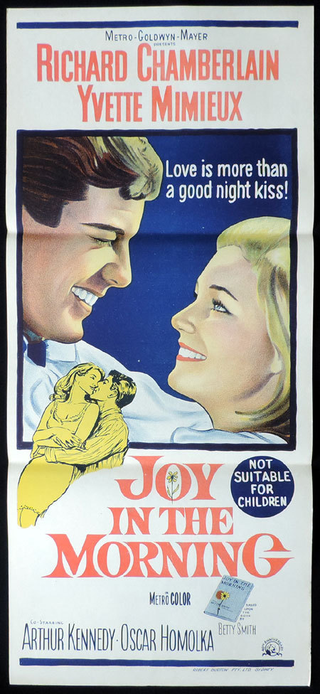JOY IN THE MORNING Daybill Movie Poster Richard Chamberlain