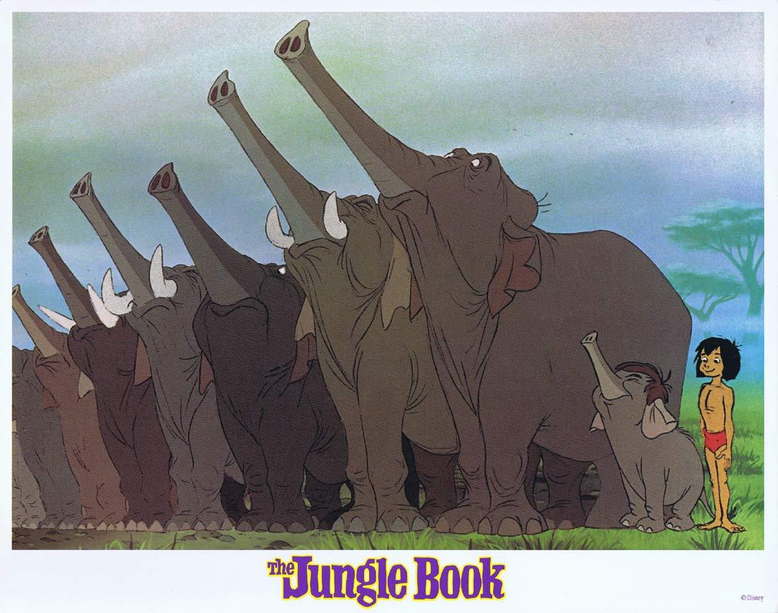 THE JUNGLE BOOK Original Lobby Card 3 Walt Disney 1980sr
