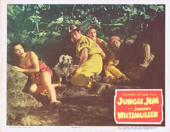 JUNGLE JIM 1948 Lobby Card 3 Johnny Weissmuller