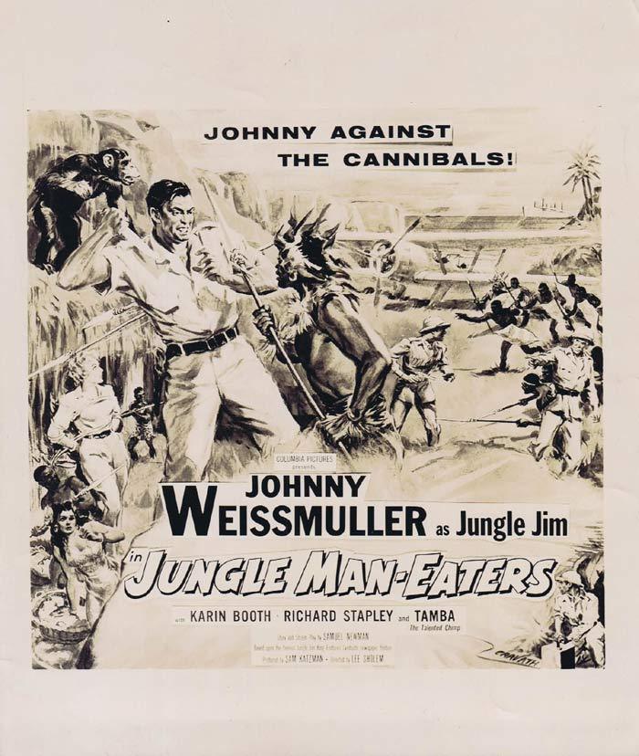 JUNGLE MAN EATERS Movie Still 5 Jungle Jim Johnny Weissmuller