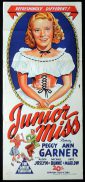 JUNIOR MISS Original Daybill Movie Poster Peggy Ann Garner Allyn Joslyn