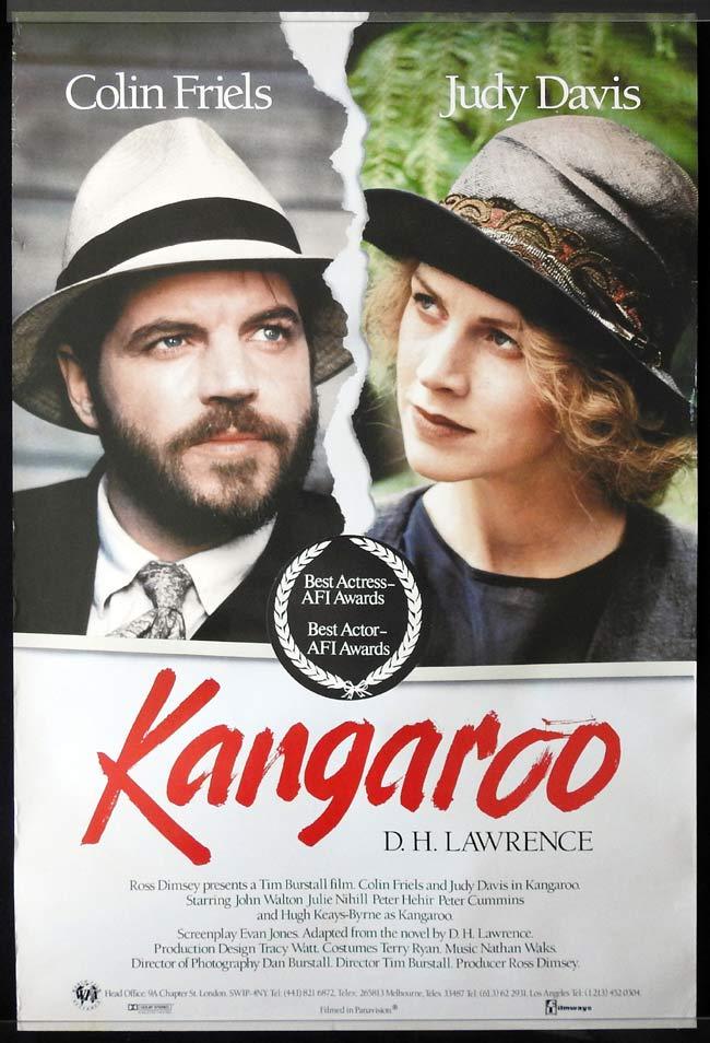 KANGAROO Original One sheet Movie poster Colin Friels Judy Davis John Walton