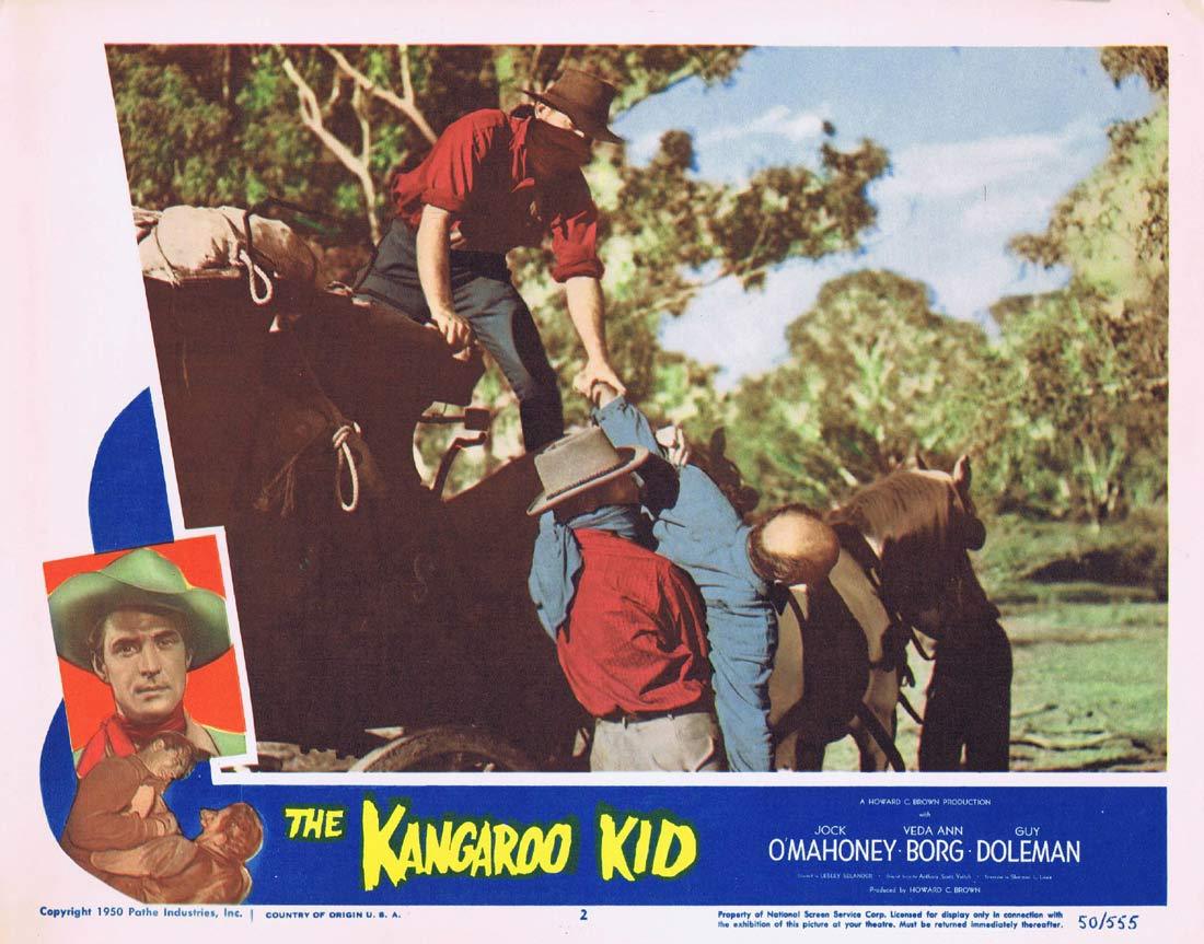THE KANGAROO KID Original Lobby card 2 Jock Mahoney