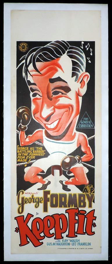 KEEP FIT Long Daybill Movie poster 1937 George Formby