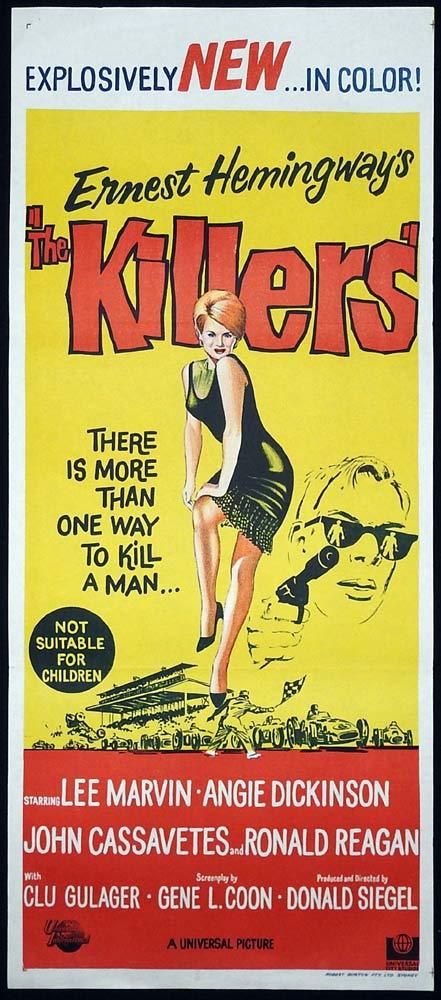 THE KILLERS Daybill Movie Poster Lee Marvin Don Siegel