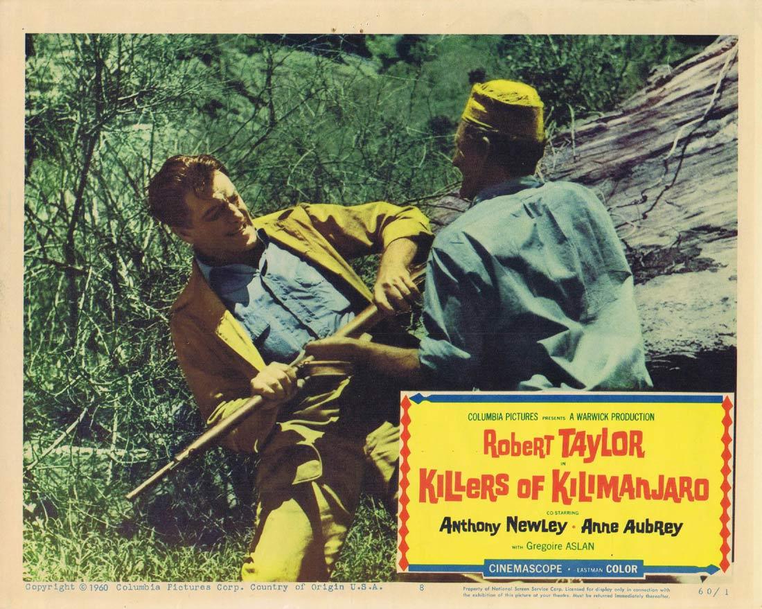 KILLERS OF KILIMANJARO Lobby card 8 Robert Taylor Anthony Newley
