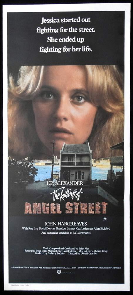THE KILLING OF ANGEL STREET Original Daybill Movie Poster Elizabeth Alexander John Hargreaves