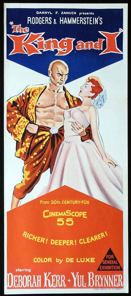 THE KING AND I Original daybill Movie Poster Deborah Kerr Yul Brynner Rita Moreno 1960sr
